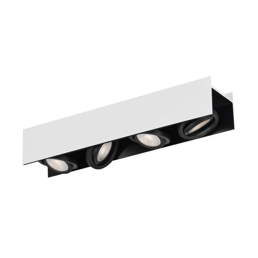 EGLO Vidago Plafón LED regulable aluminioacero blanconegro 39318