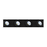 EGLO Vidago Plafón LED regulable aluminioacero blanconegro 39318