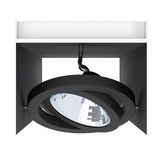 EGLO Vidago Plafón LED regulable aluminioacero blanconegro 39318