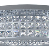 EGLO Principe Plafón LED regulable acero cristal cromo claro 39402
