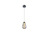Lámpara de techo colgante Schuller Taccia 1 luz cromo 3