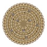 EGLO Valparaiso Plafón acero cristal dorado claro 39457