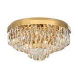 EGLO Valparaiso Plafón acero cristal dorado claro 39458