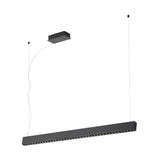 EGLO Termini Lámpara de techo colgante LED regulable 2 luces acero negro 39486