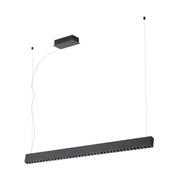 EGLO Termini Lámpara de techo colgante LED regulable 2 luces acero negro 39486
