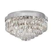 EGLO Valparaiso 1 Plafón acero cristal cromo claro 39489