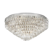 EGLO Valparaiso 1 Plafón acero cristal cromo claro 39492