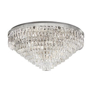 EGLO Valparaiso 1 Plafón acero cristal cromo claro 39493