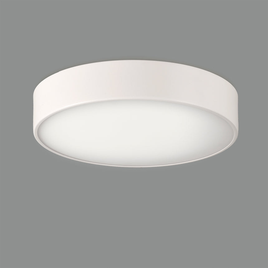 ACB Dins Plafón 395/26 Blanco Liso, LED 18W 1890lm, CRI90 I IP44, LED integrado, Kelvin 2700K-3000K Slide Switch P0395170B