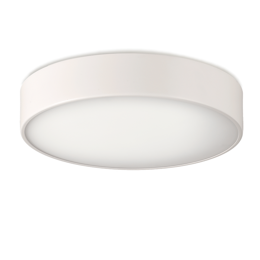 ACB Dins Plafón 395/32 Blanco Liso, LED 24W 2520lm, CRI90 I IP44, LED integrado, Kelvin 2700K-3000K Slide Switch P0395270B