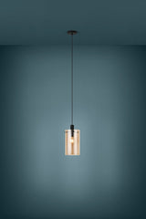 EGLO Hanging Powder Compactor 1L Black/Amber EGLO39537