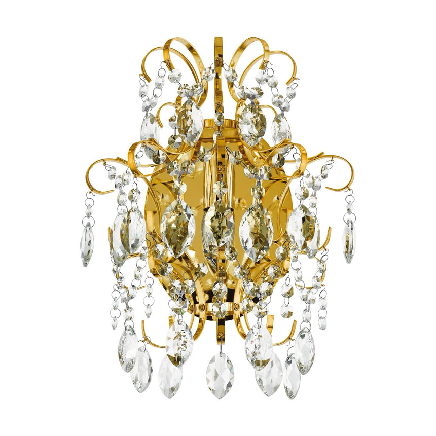 EGLO Fenoullet 1 Lámpara de pared acero cristal latón claro 39604