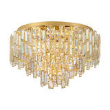 EGLO Calmeilles Plafón acero cristal latón claro 39611