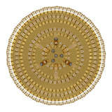 EGLO Calmeilles Plafón acero cristal latón claro 39612