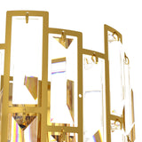 EGLO Calmeilles Lámpara de pared acero cristal latón claro 39615