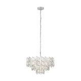 EGLO Calmeilles 1 Lámpara de techo colgante acero cristal cromo claro 39626