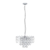 EGLO Calmeilles 1 Lámpara de techo colgante acero cristal cromo claro 39626