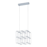 EGLO Frontera Lámpara de techo colgante LED regulable acero cromo 39729