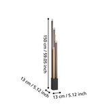 EGLO Estanterios Lámpara de pie LED regulable aluminioacero plástico negrocafédorado satinado 39908