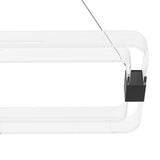 EGLO Mogetonello Lámpara de techo colgante LED regulable acero plástico negro transparente 39909