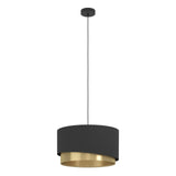 EGLO Manderline Lámpara colgante negro 39925