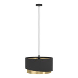 EGLO Manderline Lámpara colgante negro 39925