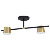 EGLO Altamira Plafón LED acero plástico negrolatón blanco 39983