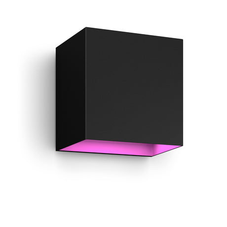 Philips Hue White and Color Ambiance Aplique de pared Resonate negro RGBW 8W IP44 871951446677700 - vista alternativa