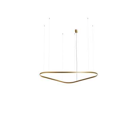 Lámpara de techo colgante LedsC4 Geometric Triangular Surface grande LED 160cm TS4X-00X9AZRUEF