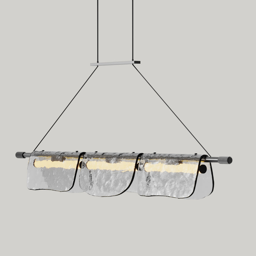 Lámpara colgante Aromas Lida LED cristal C1357