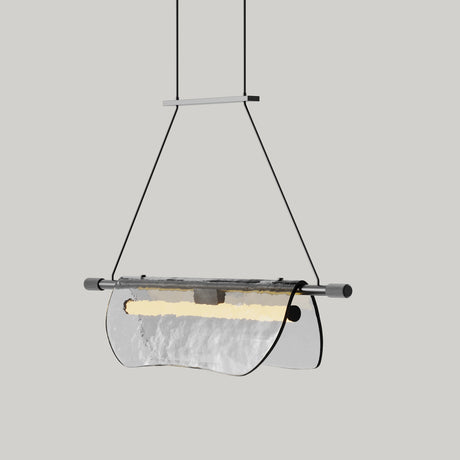 Lámpara colgante Aromas Lida LED cristal C1357