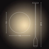 Philips Hue Lámpara colgante devote blanco White Ambiance 8W 871951434123400 806lm