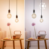 Bombilla de filamento Philips WiZ ámbar G125 7W E27 640lm 372122