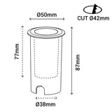 Sulion Inma Empotrable exterior IP65 2W - INMA 400008
