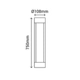 Sulion Nina Baliza LED 750mm IP54 9W - NINA 400069