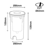 Sulion Cobsoil Empotrable suelo 40º 7W - COBSOIL 400293