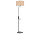 Trio Claas Black mat metal floor lamp 400400132