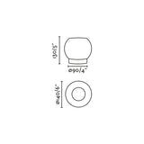 Lámpara de mesa Faro Moy LED negro mate 2700K 40065