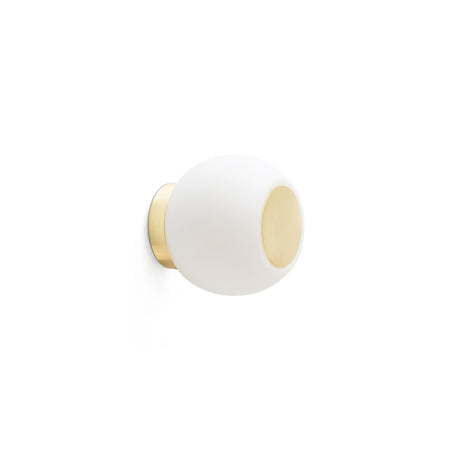 Lámpara de pared aplique Faro Moy LED 3000K IP44 oro satinado — ref. 40090 (1)