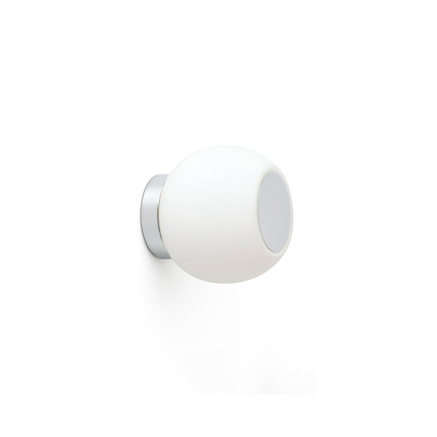Lámpara de pared aplique Faro Moy LED 3000K IP44 cromo — ref. 40091 (1)