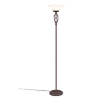 Lámpara de pie Trio Rustica 2 luces óxido 180cm 401000224