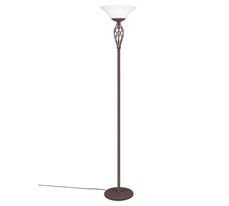 Lámpara de pie Trio Rustica LED rusty 3000K 180cm 401000224
