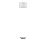 Trio Hotel Matte Nickel and White Metal Floor Lamp 401100101