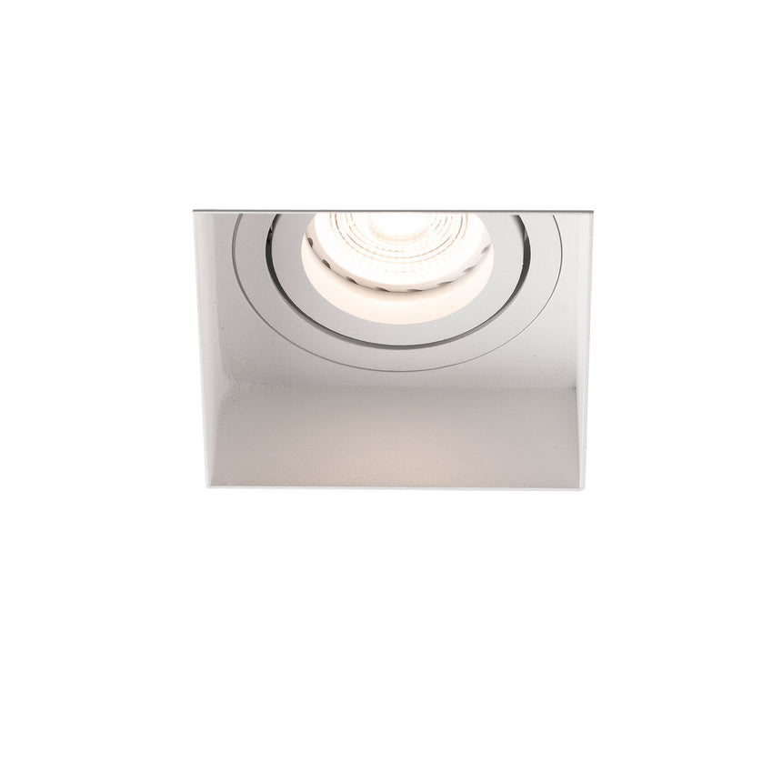 Faro HYDE SQ Lámpara empotrable blanco cuadrado orientable sin marco 40112