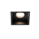 Downlight empotrable de techo Faro Hyde GU10 IP44 negro mate — ref. 40117 (1)