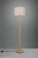 Trio Korba Natural Finish Wooden Floor Lamp 401200101