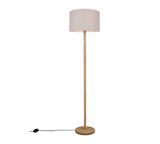 Trio Korba Natural Finish Wooden Floor Lamp 401200101