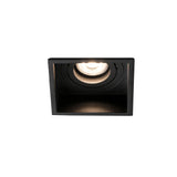 Downlight empotrable de techo Faro Hyde con marco GU10 IP20 negro mate — ref. 40121 (1)