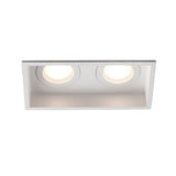 Faro HYDE SQ 2L Lámpara empotrable blanco cuadrado 40124