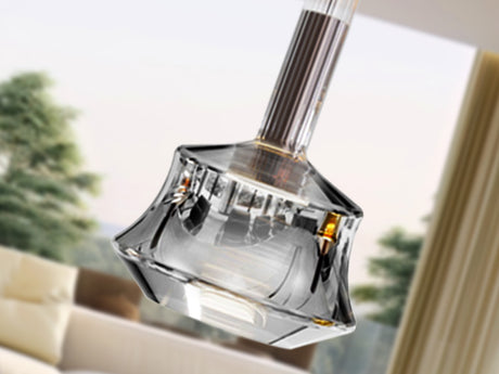Lámpara de techo colgante Schuller Scarlett 1 luz bronce oscuro y plata 3000K vista 3